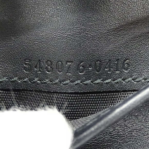 GUCCI Black Leather GG Marmont Wallet - Picture 11 of 16